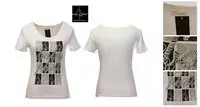 baby phat t-shirt women coton pas cher 2013 usa coach blanc